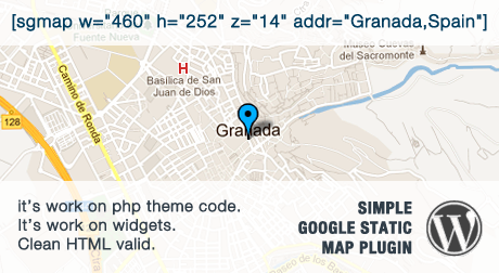 Simple Google Static Map Plugin for WordPress Simple Google Static Map Plugin for WordPress